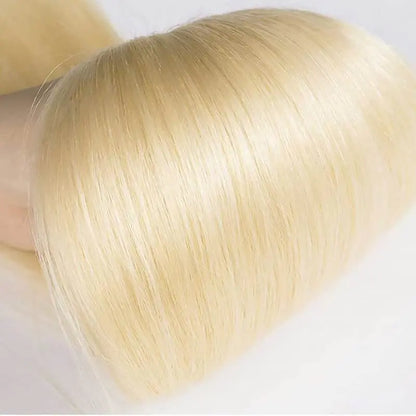 Clips In Hair Extensions Human Hair Color Blonde Straight Natural Hair Extensions