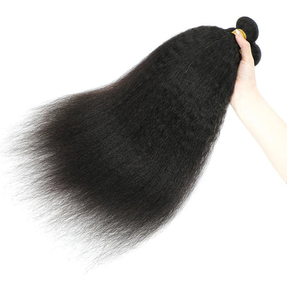 Virgin Hair Brazilian Yaki Straight Hair Extensions