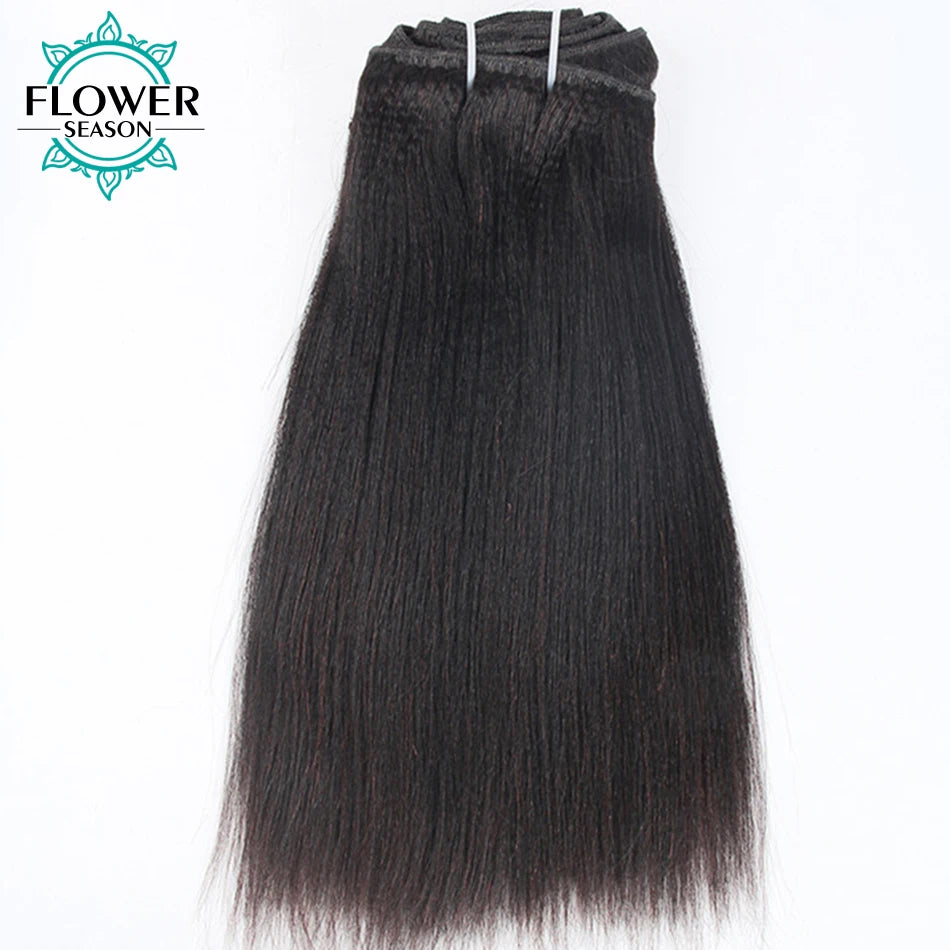 Clip In Human Hair Extensions Light Hair 150g/set for Women