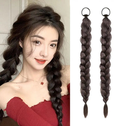 Wig Braid Women's Double Ponytail Strap