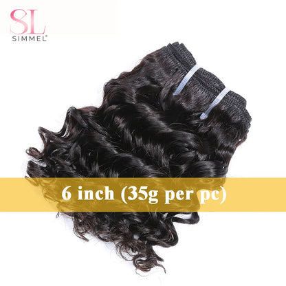 Human Hair Bundles Bouncy Curly Hair