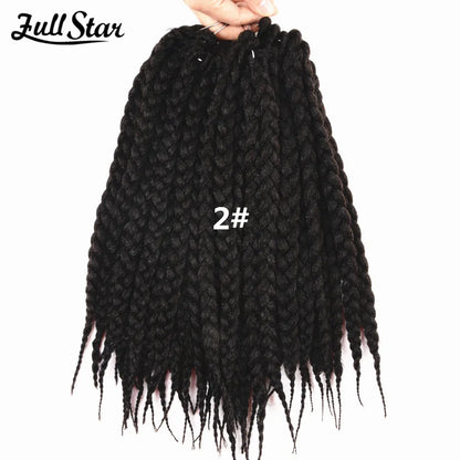 Full Star Box Braids Synthetic Hair